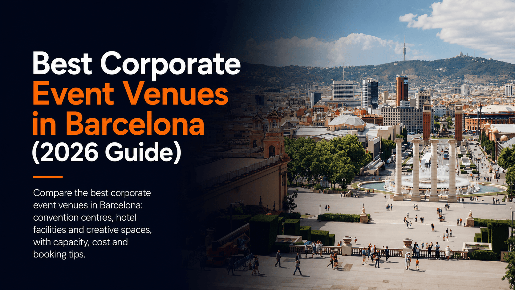 Best corporate event venues in barcelona 2026 guide